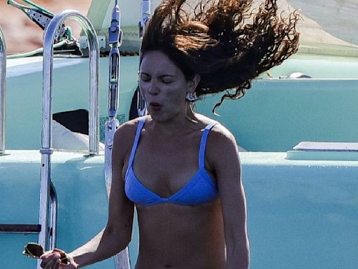 Eiza González joins Princess Maria-Olympia on a yacht in Ibiza