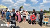 Southampton: Protesters demonstrate against sewage in rivers