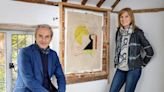 Painting on bedroom wall uncovered as rare collaborative piece by Ben Nicholson