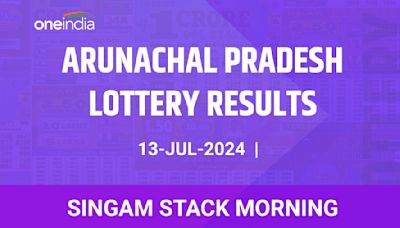Arunachal Pradesh Singam Stack Morning Winners July 13 - Check Results Now