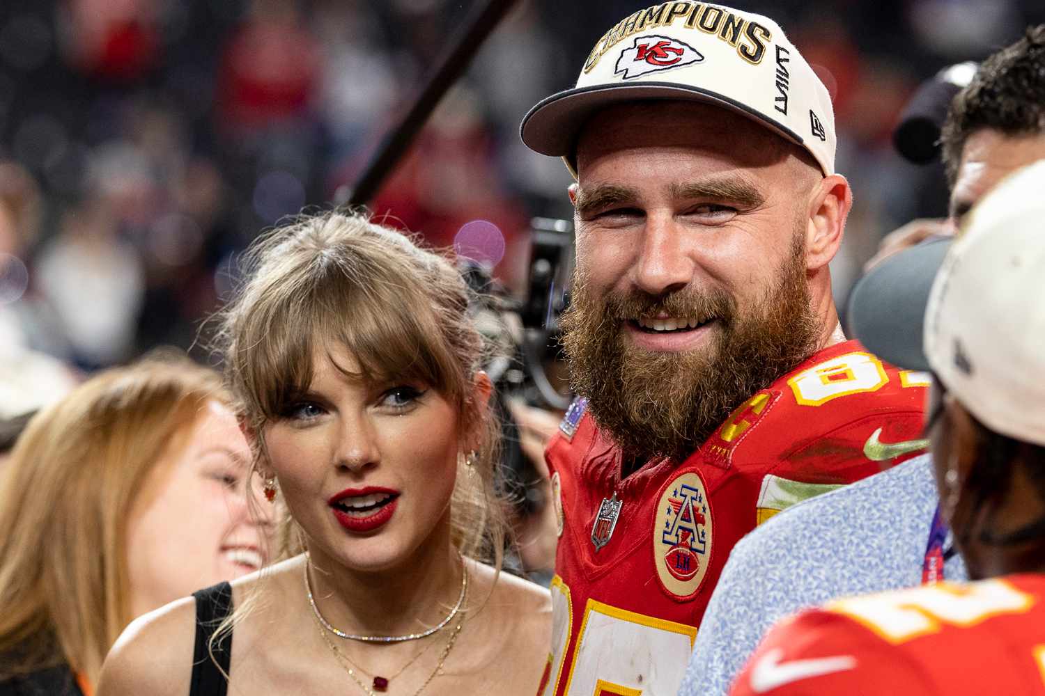 Taylor Swift and Travis Kelce 'Let Loose' at Chiefs Afterparty: 'A Good Time Was Definitely Had' (Source)