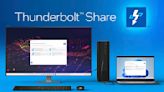 Intel 的 Thunderbolt Share 技術讓兩台電腦可以透過直接連線快速傳輸檔案