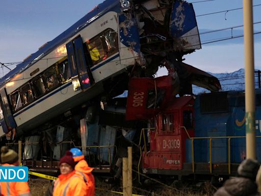 En Chile ocurrió un choque de trenes