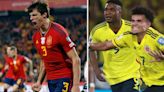 Colombia vs. España: hora, fecha y donde ver el partido