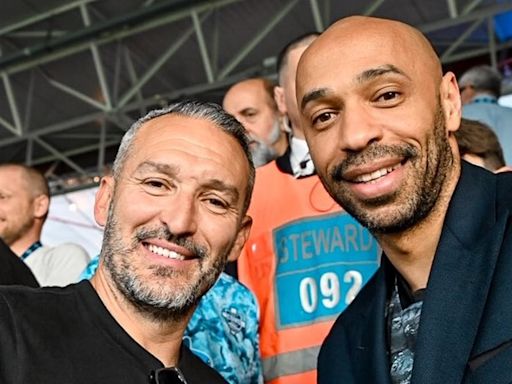 Minor Stakeholder Thierry Henry On Hand To See Como Promoted To Serie A