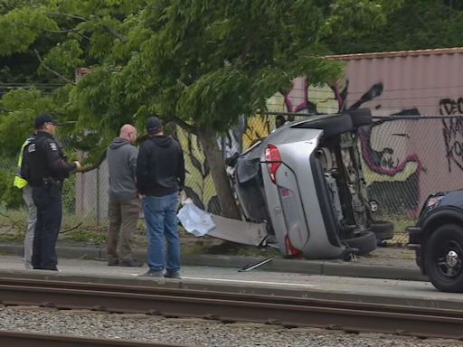 Deadly rollover crash closes northbound Martin Luther King Jr Way S in south Seattle