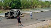 Vuelca camioneta de la Marina en carretera de Veracruz; reportan siete heridos