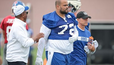 New York Giants training camp, Day 1 takeaways: Of course Jermaine Eluemunor got hurt