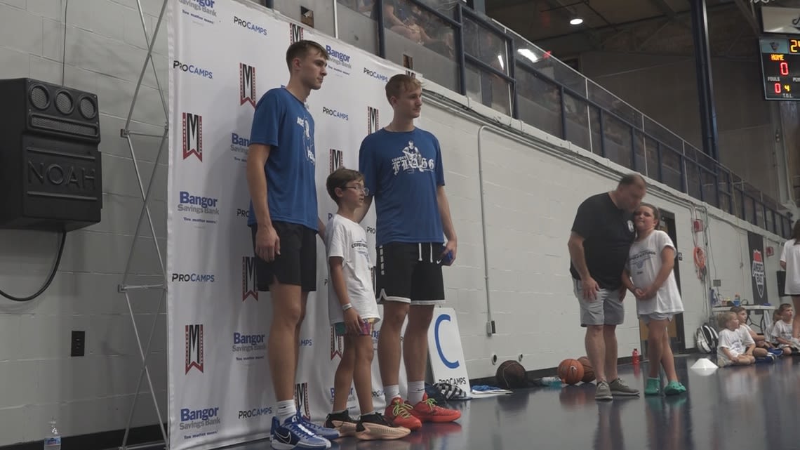 Cooper and Ace Flagg return to Maine to host kids' basketball camp