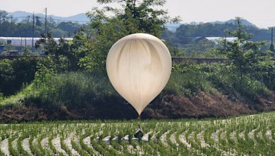 噁！北韓氣球空投「屎彈」 韓軍警告民眾勿碰觸