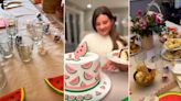 Así fue el cumpleaños de Sienna, la hija de Nicole Neumann y Fabián Cubero, inspirada en una particular fruta