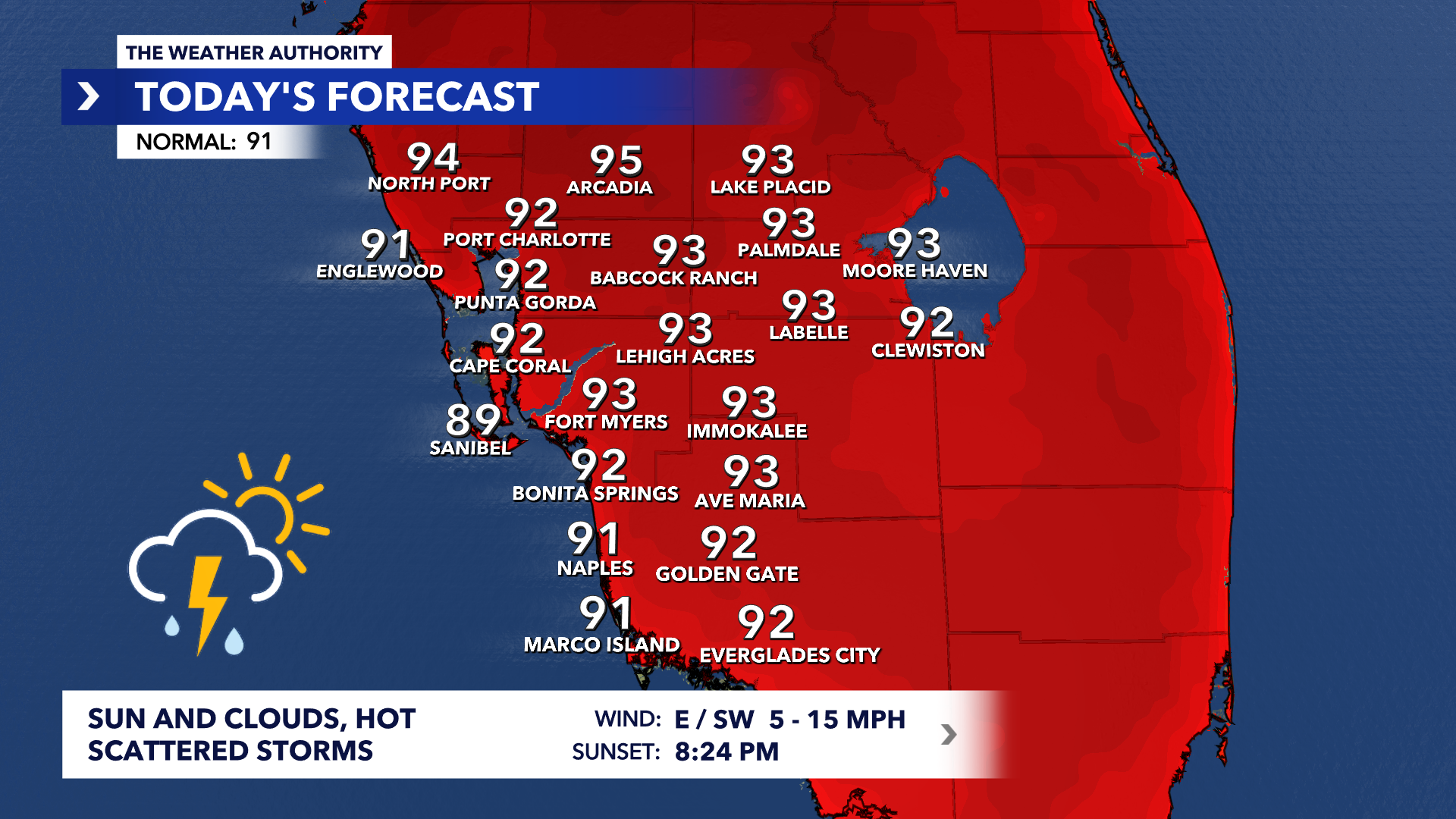 The Weather Authority: Parts of Southwest Florida remain under a heat advisory