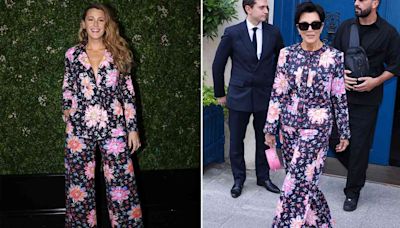 Kris Jenner Just Wore Blake Lively's Floral Chanel Suit in Paris: See the Twinning Moment