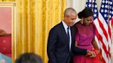 Michelle Obama says she wasn't happy with Barack for 10 of their 30 years they've been married, because marriage is 'hard'