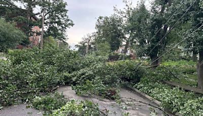 A dam fails in Illinois after heavy rains and tornadoes sweep the Midwest