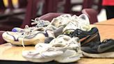 Students, teachers collect hundreds of shoes for those in need