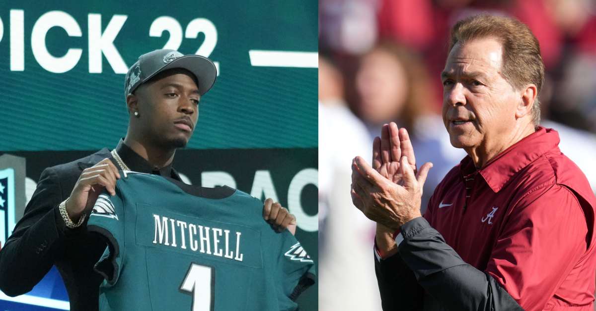 'Our No. 1 Guy': Saban Admits He Wanted Eagles' Quinyon Mitchell at Alabama