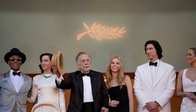 Ovacionan a Coppola en Cannes durante la premier de la cinta "Magalopolis"