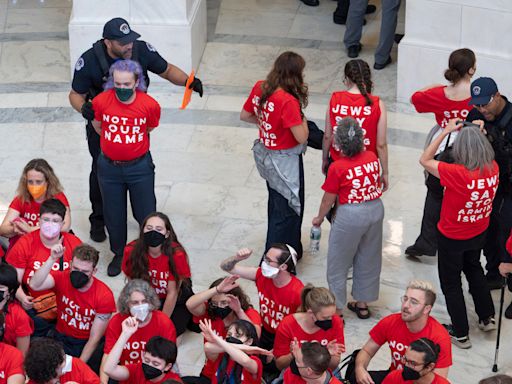 Hundreds of pro-Palestinian protesters arrested on Capitol Hill ahead of Netanyahu visit