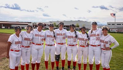 Douglas softball celebrates seniors, league perfection