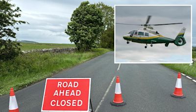 Police update on crossroads crash in County Durham as man fighting for his life