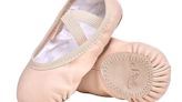 ...Toddler Ballet Slippers Soft Leather Boys Dance Shoes for Toddler/Little Kid/Big Kid (Ballet Pink, Now 54% Off