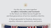 President Joe Biden Proclaims Memorial Day, May 27, 2024, as a Day of Prayer for Permanent Peace - A National Moment of Remembrance Begins...