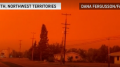 Eerie red sky filmed as wildfires scorch Canada, forcing mass evacuations