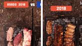 “Asado 2018 vs. asado 2022″: el viral que muestra cómo se achicó la parrilla por la inflación