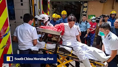 Hong Kong restaurant worker taken to hospital after hand gets stuck in grinder