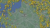 Pic shows no-fly zone the size of BELGIUM over Paris Olympics opening ceremony