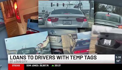 Temp tags are a problem in St. Louis; City says they’ll give out loans to help residents pay them off