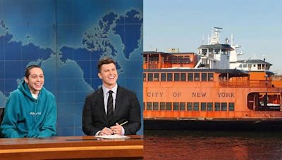 Pete Davidson and Colin Jost's Staten Island Ferry Will Become $34M Traveling Hotel, Restaurant and Bar