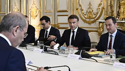 Macron discute con la Liga Árabe la aplicación de la solución de los dos Estados