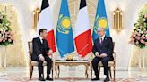 Kazakhstan welcomes France's Macron under Moscow's disapproving gaze