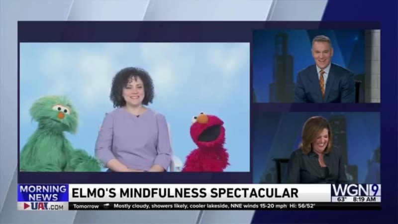 Sesame Street’s Elmo and Rosita check in with WGN Morning News