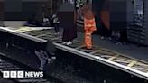 Three-year-old boy rescued from tracks just before train passes