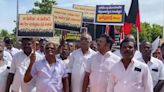 DMK Holds Protest Against Centre For 'Neglecting' Tamil Nadu In Union Budget 2024-25; Video