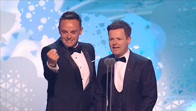 Ant and Dec reveal 'good luck' charm after winning at NTAs for 23rd year