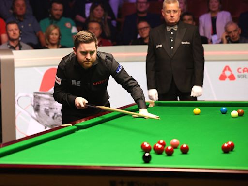 Jak Jones vs Kyren Wilson LIVE: World Snooker Championship final score and updates from day two