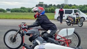 Best friends set bike and sidecar land speed record | FOX 28 Spokane