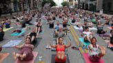 Downtown yoga