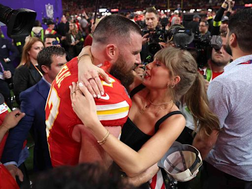 Taylor Swift and Travis Kelce Leave Hand-in-Hand After Her Third Eras Tour Show in Amsterdam