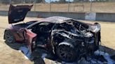 C7 Z06 Corvette Burns On Laguna Seca