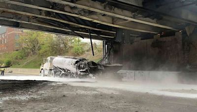 I-95 reopens in Connecticut after gas tanker fire damaged Norwalk overpass