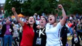 ‘Football’s coming home’ rings out amid emotional scenes after England win
