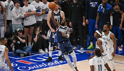 Mavericks' Kyrie Irving credits poise for stellar Game 1 showing vs. Timberwolves