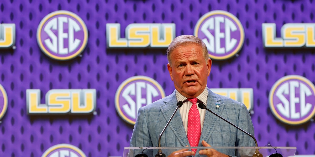 Head coach Brian Kelly wanting to take LSU football international