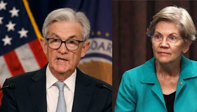 Elizabeth Warren says Jerome Powell needs to come back from vacation and cut interest rates now
