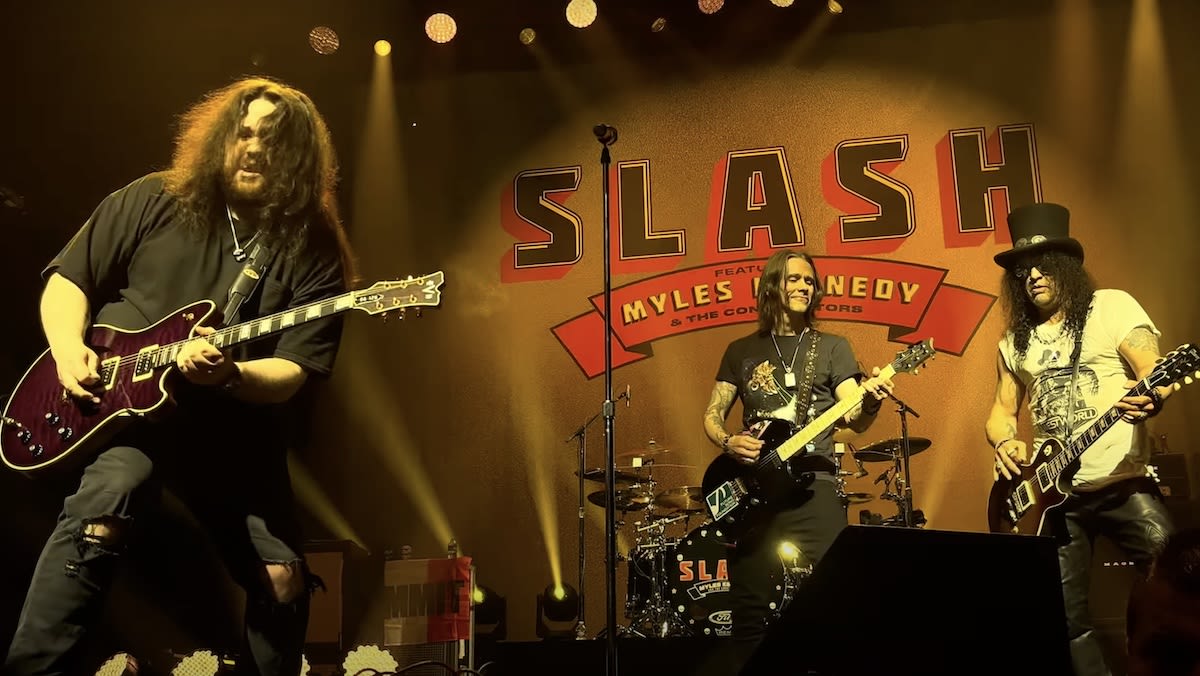 Wolfgang Van Halen Joins Slash and Myles Kennedy for AC/DC’s “Highway to Hell” in Paris: Watch